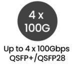 Bis zu 4x 100Gbps QSFP+/QSFP28